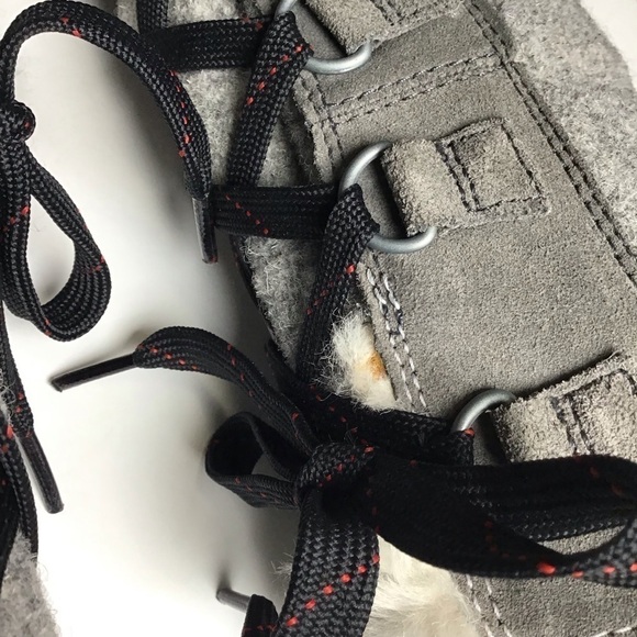 Sorel Tivoli High II Shearling Snow Boot NL2330-089 in Grey Suede Size 6. - Picture 12 of 13